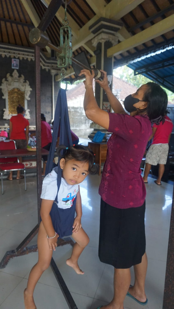 Pelaksanaan Posyandu Balita di Banjar  Gelagah Puwun